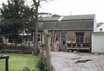 21264 Gezicht op de achtergevel van het pand Bloemstraat 15 te Utrecht.